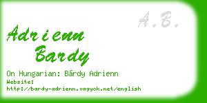 adrienn bardy business card
